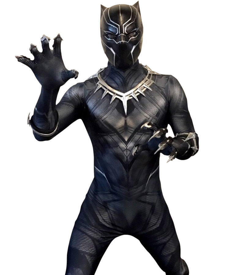 Black panther party character for kids in louisville